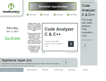 Tablet Screenshot of headhunters.com